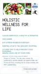 Mobile Screenshot of holisticwellnessforlife.com